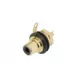 REAN NYS3670 RCA aljzat, beépíthető, aranyozott, fekete