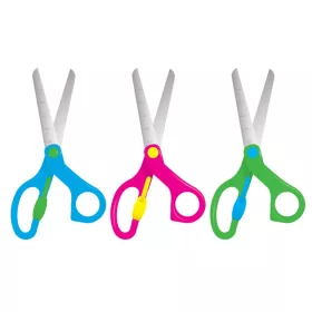   Olló 13cm, iskolai a fogón nyitás rásegítővel, Connect,