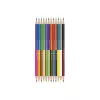 Színes ceruza készlet, kétvégű duocolor 12/24 szín Connect 24 klf. szín