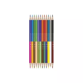   Színes ceruza készlet, kétvégű duocolor 12/24 szín Connect 24 klf. szín