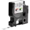 Feliratozógép szalag Dymo S0718600/18444 12mmx5,5m, ORIGINAL, fekete/fehér