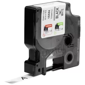   Feliratozógép szalag Dymo S0718600/18444 12mmx5,5m, ORIGINAL, fekete/fehér
