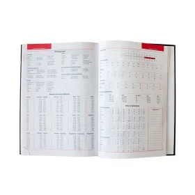   Határidőnapló agenda Standard A/5, napi, fehér lapokkal (fekete) 2027. Bluering®