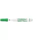 Táblamarker 3mm, mágneses, táblatörlővel multifunkciós Ico MARKERASER zöld