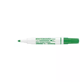   Táblamarker 3mm, mágneses, táblatörlővel multifunkciós Ico MARKERASER zöld