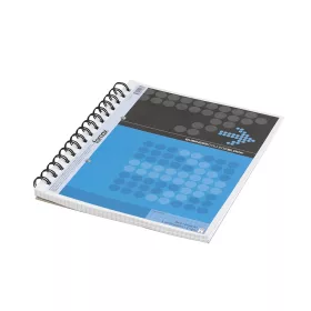   Spirálfüzet A5, 70lap kockás perforált lyukasztott Fornax 10313