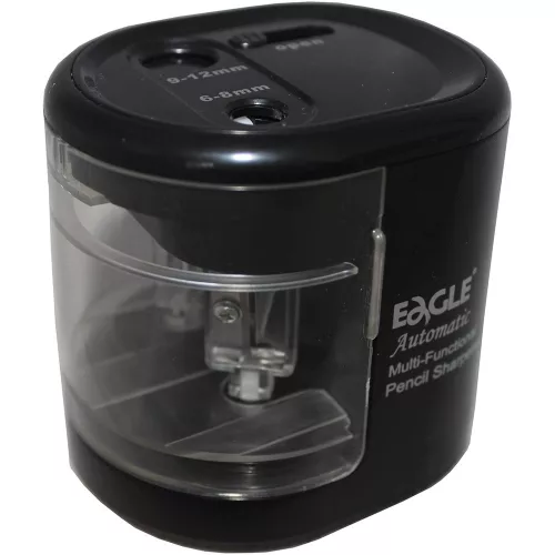 Hegyező asztali 2 lyukú elektromos elemes EG5161 Eagle fekete