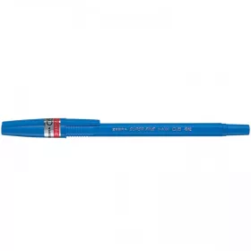 Golyóstoll 0,5mm, kupakos, H-8000 Zebra, írásszín kék