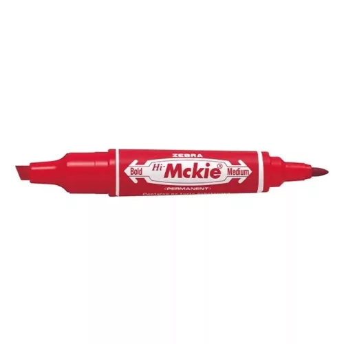 Alkoholos marker Zebra HI MCKIE piros
