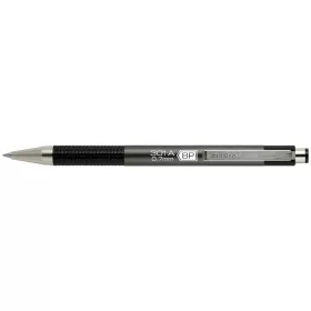   Golyóstoll 0,7mm, metál antracit test, Zebra F-301A, írásszín kék