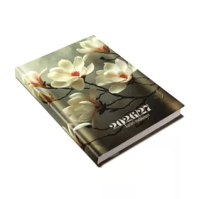   Tanári határidőnapló A5, műbőr 150mmx210mm, fehér lapokkal magnolia 2026/2027 Realsystem