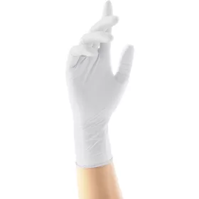   Gumikesztyű latex púdermentes M 100 db/doboz GMT Super Gloves fehér