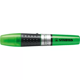 Szövegkiemelő 2-5mm, hengeres test Stabilo Luminator zöld