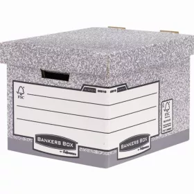   Archiváló konténer, karton, standard, Fellowes® Bankers Box System, 10 db/csomag,