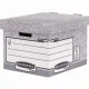 Archiváló konténer, karton, standard, Fellowes® Bankers Box System, 10 db/csomag,