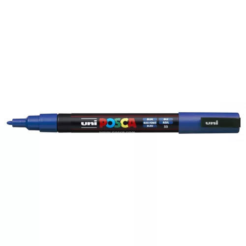 Dekormarker 0,9-1,3mm, Uni Posca PC-3M kék