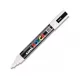 Dekormarker 1,8-2,5mm, Uni Posca PC-5M fehér