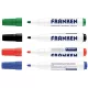 Táblamarker készlet, 1-3mm, kerek, antibakteriális , Z1999 Franken 4 klf. Szín