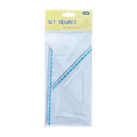   Vonalzókészlet, háromszög 13 cm és 18cm, ( 45°/60° ) 2 db/bliszter Educa