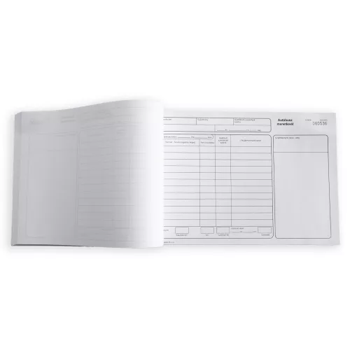 Autóbusz menetlevél A4, 100lap,os fekvő D.GEPJ.41