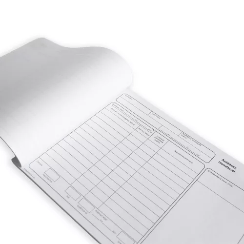 Autóbusz menetlevél A4, 100lap,os fekvő D.GEPJ.41