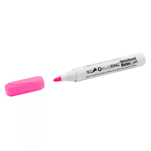 Táblamarker kerek test Bluering® neon pink