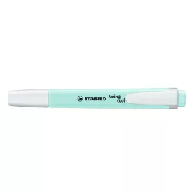   Szövegkiemelő 1-4mm, vágott hegy Stabilo Swing cool pastel 275/113 türkiz