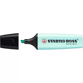   Szövegkiemelő 2-5mm, vágott hegyű, STABILO Boss original Pastel türkiz