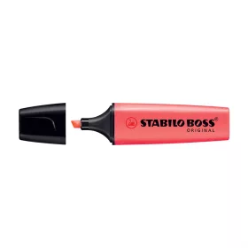   Szövegkiemelő 2-5mm, vágott hegyű, STABILO Boss original 70/40 piros