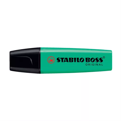 Szövegkiemelő 2-5mm, vágott hegyű, STABILO Boss original 70/51 türkiz