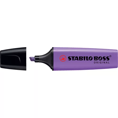 Szövegkiemelő 2-5mm, vágott hegyű, STABILO Boss original 70/55 lila