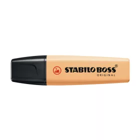   Szövegkiemelő 2-5mm, vágott hegyű, STABILO Boss original 70/125 pastel fakó narancs