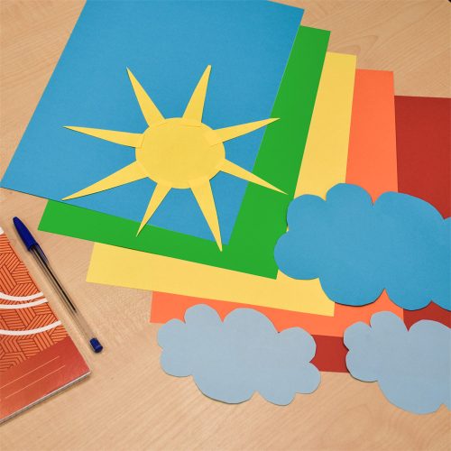 Másolópapír, színes, vegyes színek A4, 80g Bluering® 5x20 ív/csomag, intenzív mix