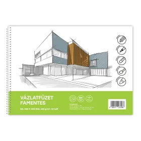 Vázlatfüzet FAMENTES B/4 32 lap 120gr. Bluering