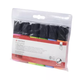   Szövegkiemelő 1-5mm, vágott hegyű, lapos test, A-Series 6-os készlet