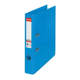   Iratrendező A4, 5cm, PP élvédő sínnel, Esselte Standard Vivida világoskék