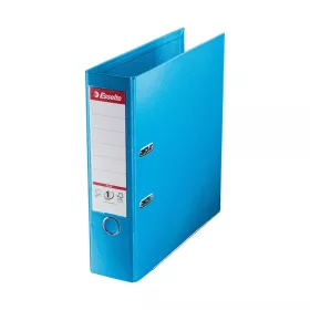   Iratrendező A4, 8cm, PP élvédő sínnel, Esselte Standard Plus Vivida kék