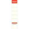 Cserecímke iratrendezőhöz, kétoldalas 30x158mm, Esselte fehér 10 db/csom
