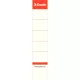 Cserecímke iratrendezőhöz, kétoldalas 30x158mm, Esselte fehér 10 db/csom