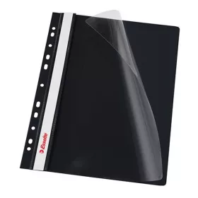   Gyorsfűző lefűzhető A4, PP 10 db/csomag, Esselte Vivida fekete