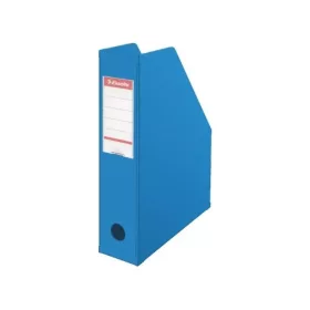  Iratpapucs 7cm, PVC/karton összehajtható Esselte Vivida kék