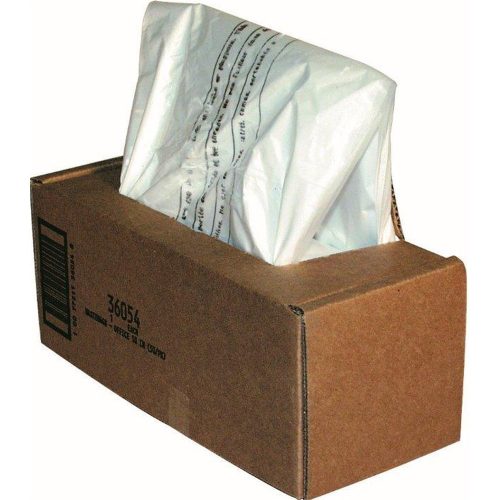 Hulladékgyűjtő zsákok iratmegsemmisítőhöz, 50-75 literes kapacitásig, Fellowes® 50 db/csomag,