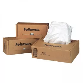   Hulladékgyűjtő zsákok iratmegsemmisítőhöz, 150-160 literes kapacitásig, Fellowes® 50 db/csomag,
