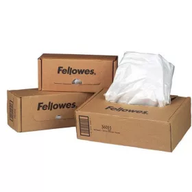   Hulladékgyűjtő zsákok iratmegsemmisítőhöz, 75-85 literes kapacitásig, Fellowes® 50 db/csomag,
