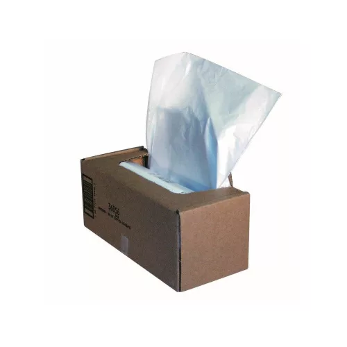 Hulladékgyűjtő zsákok iratmegsemmisítőhöz, 75-85 literes kapacitásig, Fellowes® 50 db/csomag,