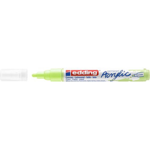 Akril marker 2-3mm, Edding 5100 pasztellzöld