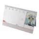Asztali naptár 320mmx155mm, Virágok fehérlapok álló tartóval Realsystem 2027.
