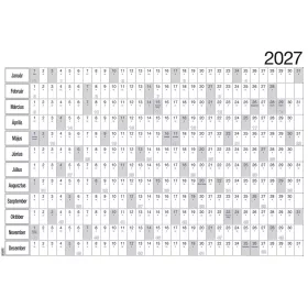   Plakátnaptár 2 oldalas éves tervezővel 980x680mm, Realsystem 2027.