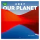 Falinaptár képes lemeznaptár 300x300mm, Our Planet Realsystem 2027.