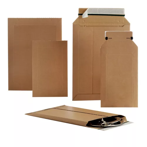 Csomagküldő webshop hullámkarton tasak A5+ 190x272mm/200x280mm E-Flute